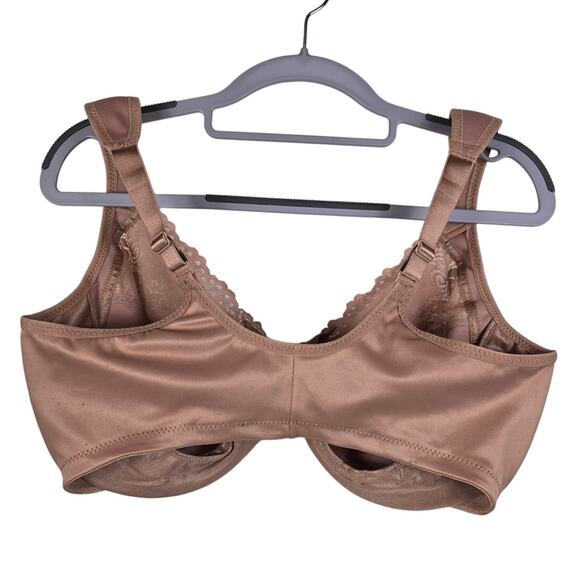 Glamorise Women's Brown Athletic Casual Underwire Bra 40F - Picture 2 of 3